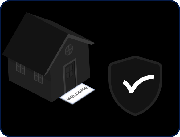 Smart Doormat protecting a home